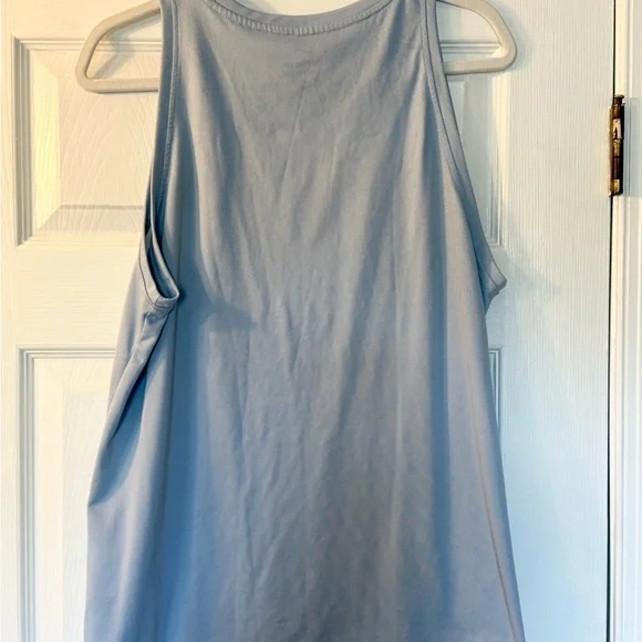 The Nike Tee Dri-Fit Sky Blue Women’s Athletic Tank Size XL - Picture 2 of 3